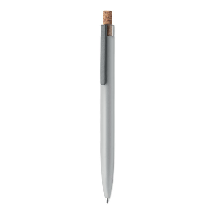 Stylo personnalisé en aluminium recyclé Bergamo+ Argent mat